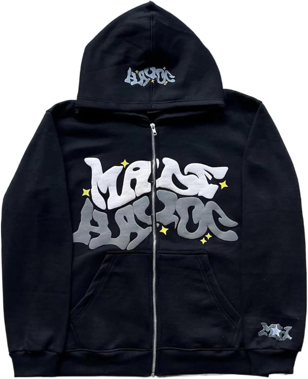 500 Gsm Streetwear Puff Printing Heavyweight Cotton Hoodie Men Oversized Unisex Custom Print Logo Blank Pullover Men's Hoodies