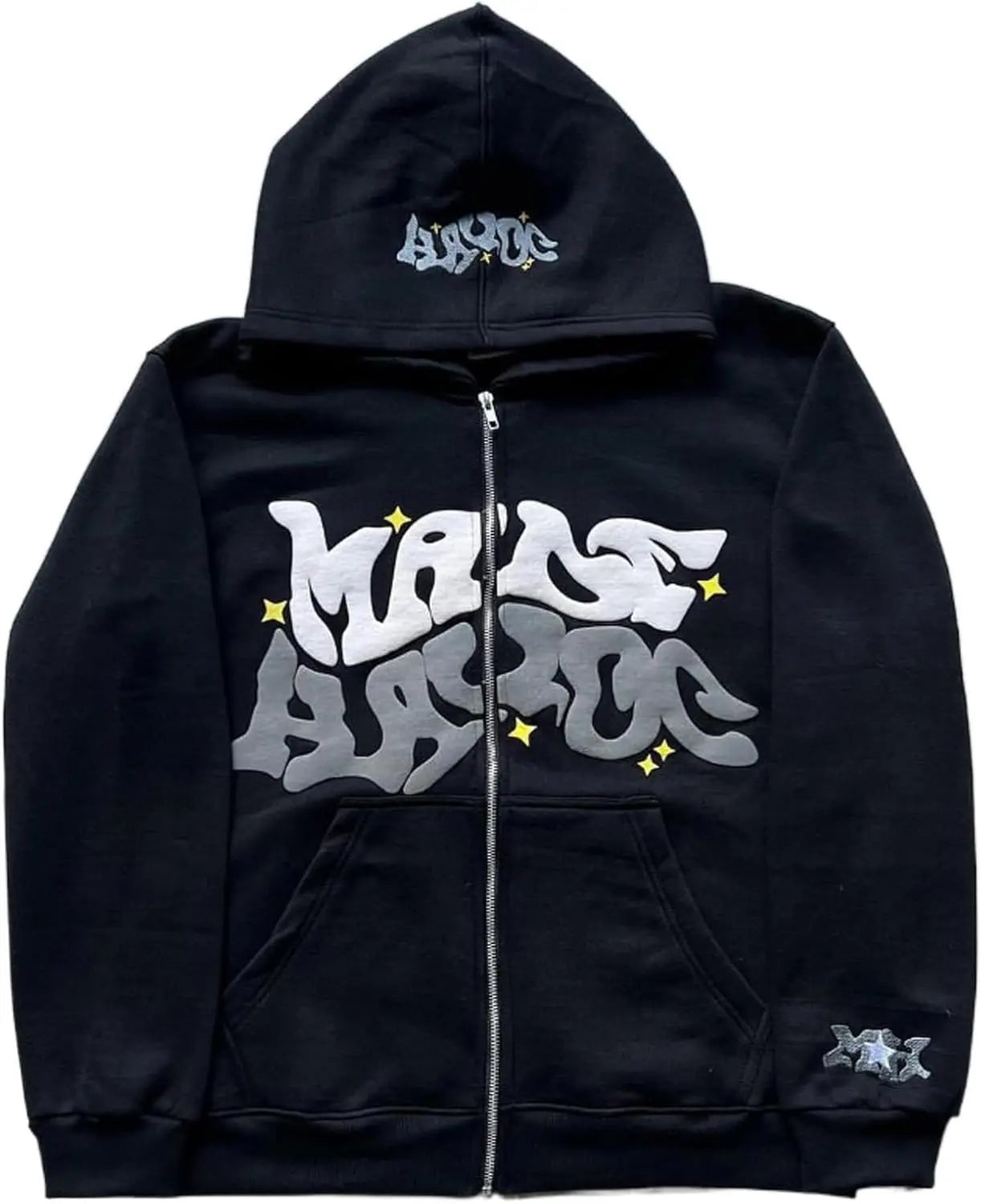 500 Gsm Streetwear Puff Printing Heavyweight Cotton Hoodie Men Oversized Unisex Custom Print Logo Blank Pullover Men's Hoodies