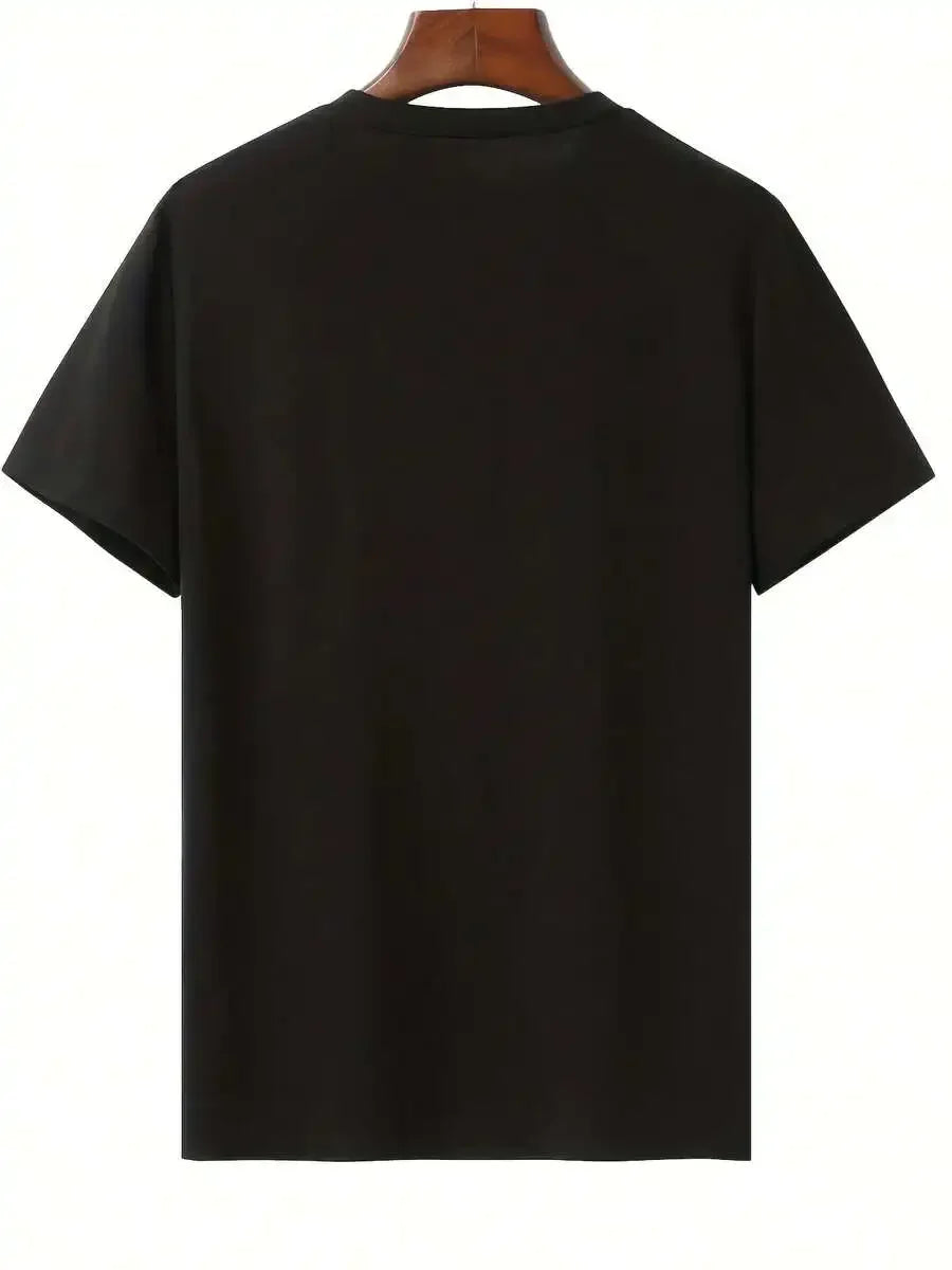Unisex Solid Black Oversized APE Head Print Cotton Tee Men Women Short Sleeve Keep Calm & B.APE On
