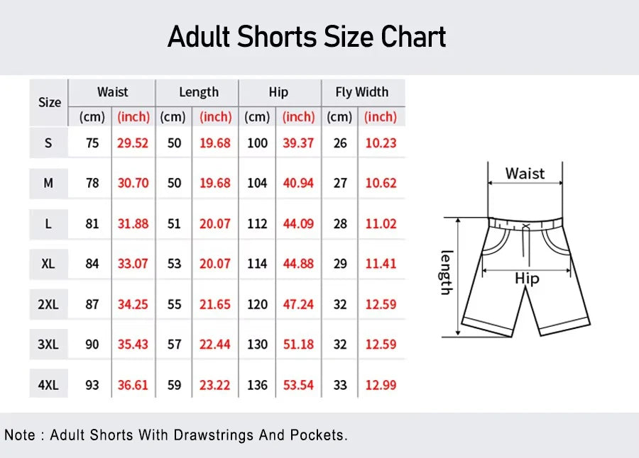 Trendy Brand American Street Graffiti Letter Printed Hip Hop Y2K Shorts Sports and Leisure Quick-drying Moto Beach Short Pants