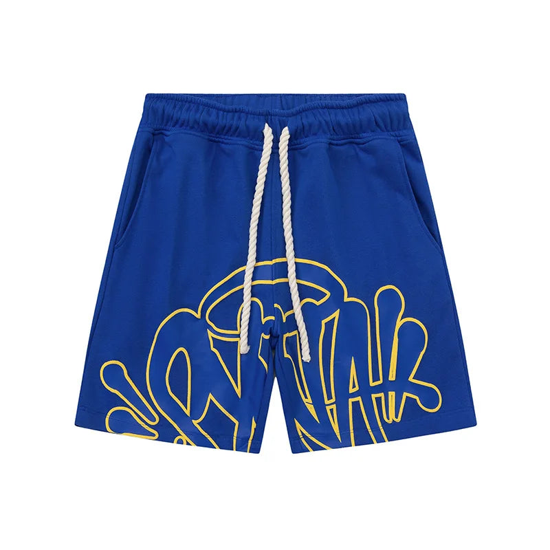 Synaworld Cotton Clothes Casual Summer T-Shirt Shorts Central Cee Y2k Women's Men's Clothing Outfit Tees Streetwear Tops Trunks