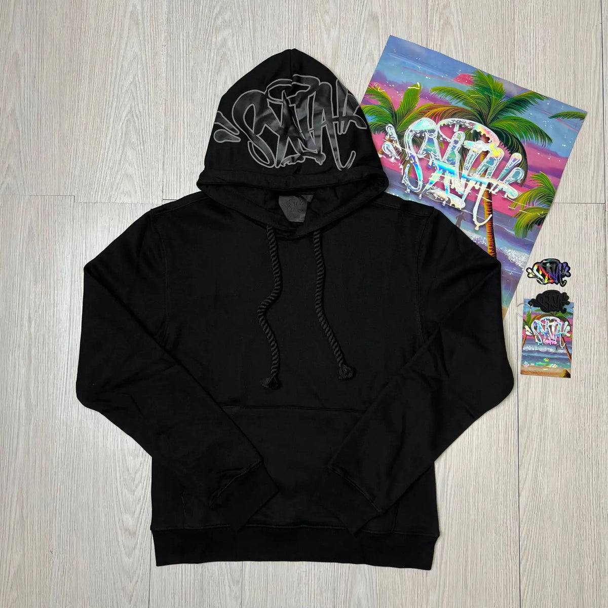 Fashion Synaworld Tops Long Pants Cotton Autumn Winter Tracksuits Hip Hop Men Women Unisex Hooded Sweatshirt Sports Trousers
