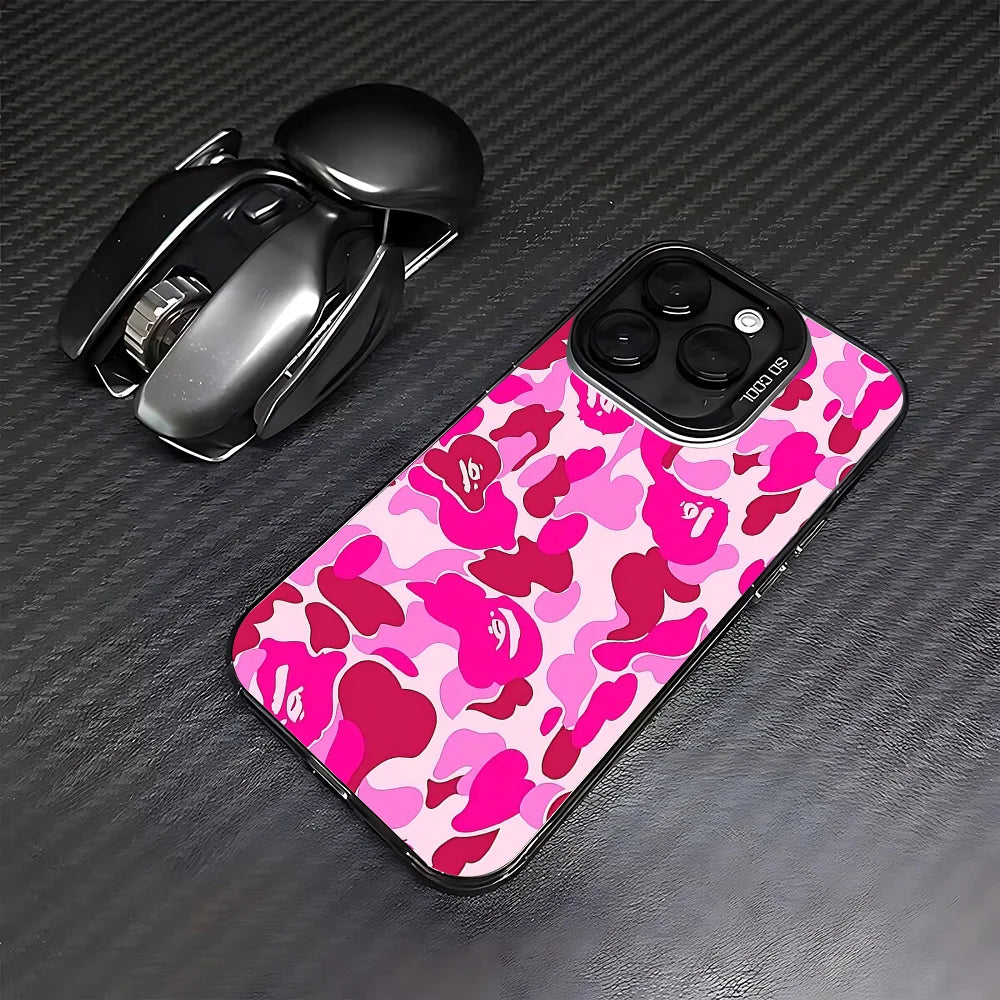 Fashion For-BAPES-Cool Phone Case For iPhone 17 17e 16e 16 15 14 13 12 mini Pro Max X XR 8 7 Air Plus Anti Fall Matte Back Cover