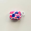 Personality Stylish Color Collision Camouflage Pattern With Hook Earphone Case Cover for AirPods 1 or 2 3 4 5 Pro 2 Pro 3