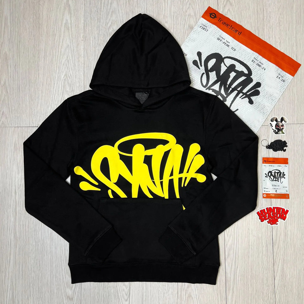 Fashion Synaworld Tops Long Pants Cotton Autumn Winter Tracksuits Hip Hop Men Women Unisex Hooded Sweatshirt Sports Trousers