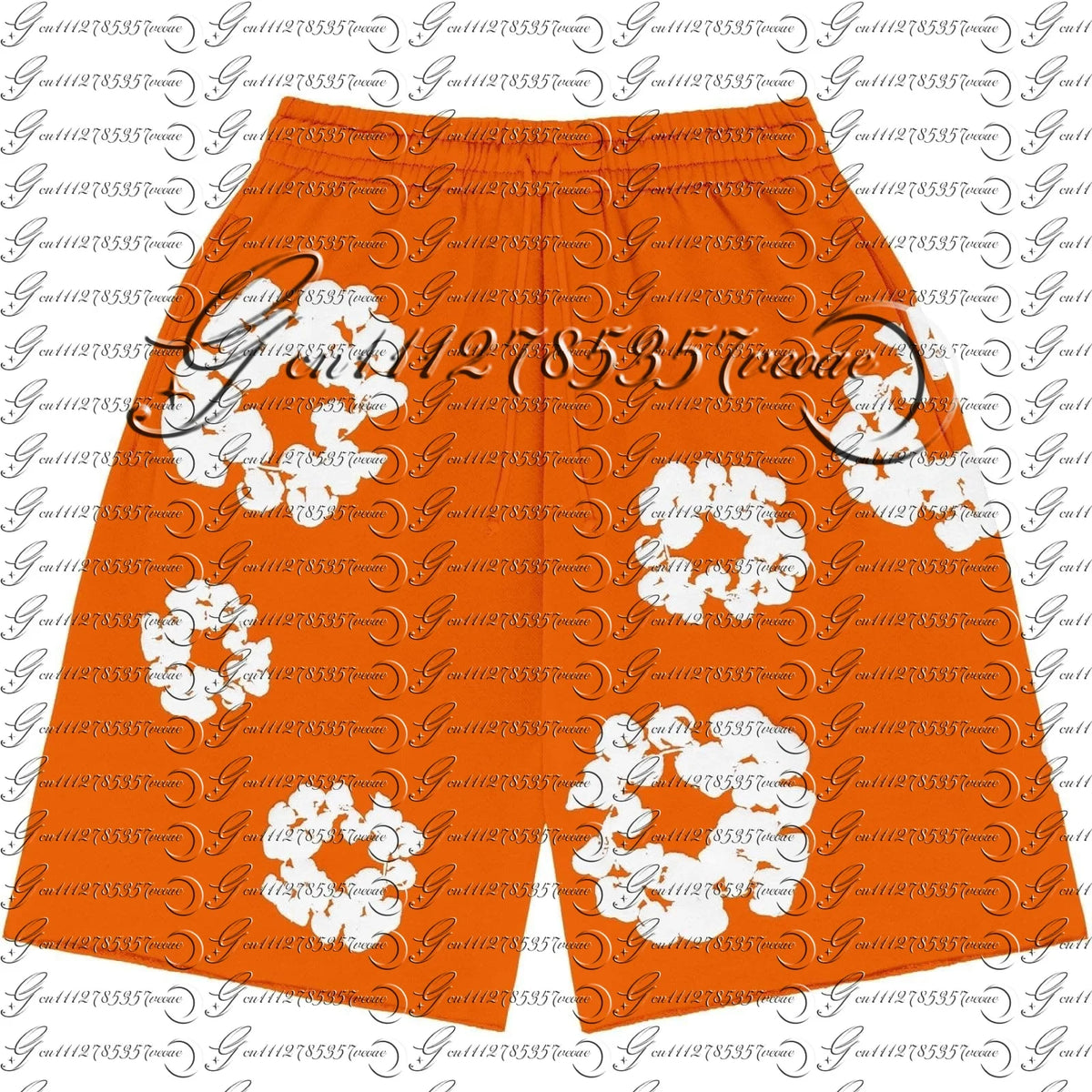 2026 Summer New Men's Navy Wreath 3D Print Sweat Shorts Oversized Pants, Suitable for Daily Wear and Training FamilyMatching