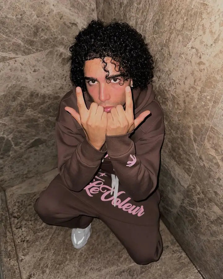 American Letter Graphics Two Piece Set Y2K Clothes Mens Womens Sportswear Hip Hop Oversized Hoodie Sweatshirt Casual Sweatpants