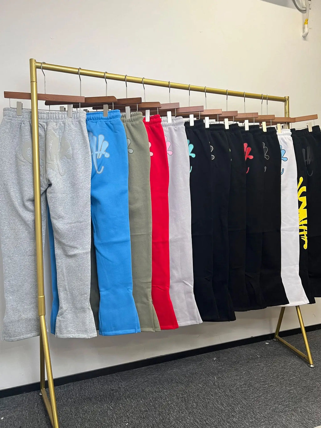 Fashion Street Casual Tracksuits Tops Long Pants Autumn Winter Cotton Hip Hop Men Women Unisex Hooded Sweatshirt Sports Trousers