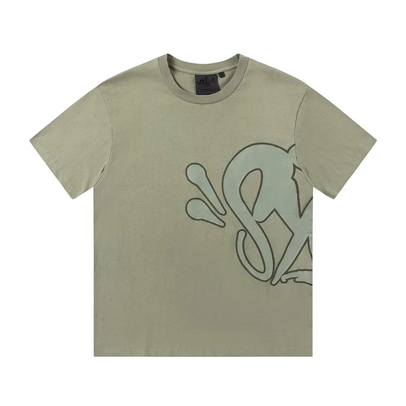 Synaworld Cotton Clothes Casual Summer T-Shirt Shorts Central Cee Y2k Women's Men's Clothing Outfit Tees Streetwear Tops Trunks